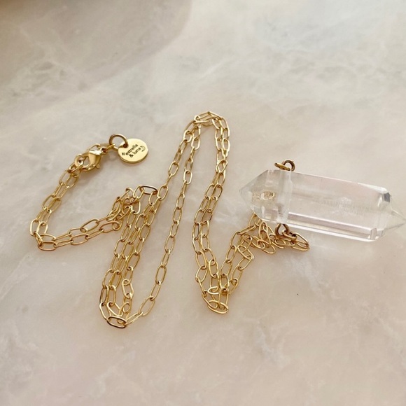 NEW! Double Terminated Quartz Necklace - Picture 4 of 8